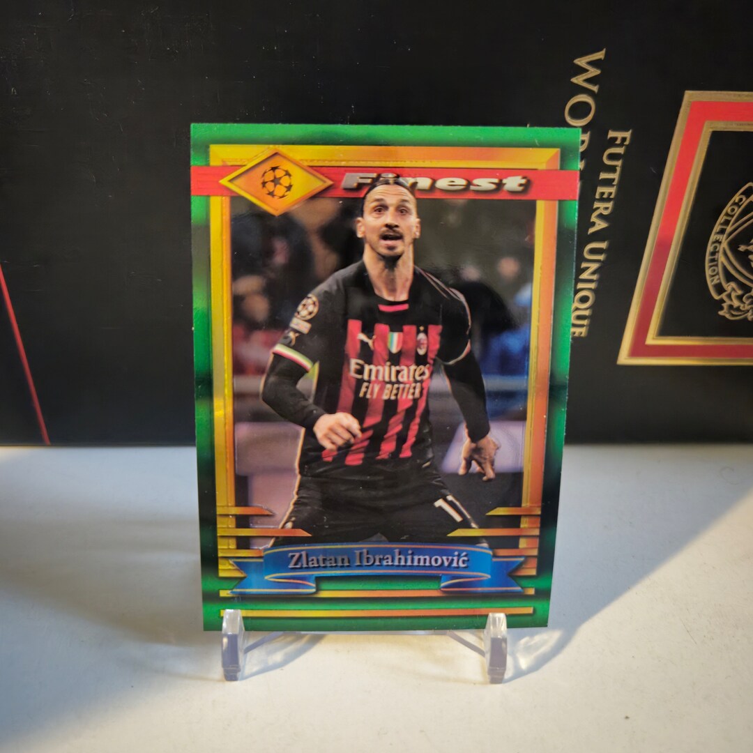 Topps Finest ズラタン・イブラヒモビッチ カード ズラタン・イブラヒモビッチ Topps Finest 2022。ACミラン。サッカー
