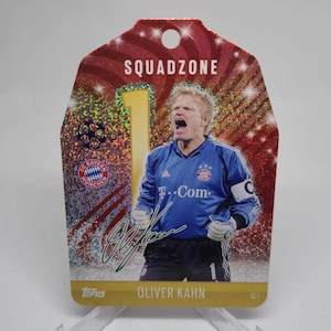 Oliver Kahn « Squadzone », nouveau match Topps Attax 2024/2025. Carte de football. Carte à collectionner. Expédition combinée. Lisez les informations.