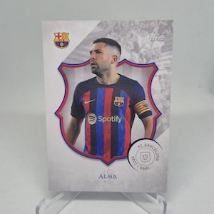 Tarjeta de fútbol ALBA Topps FC Barcelona 125.º aniversario 2024. Envío combinado.
