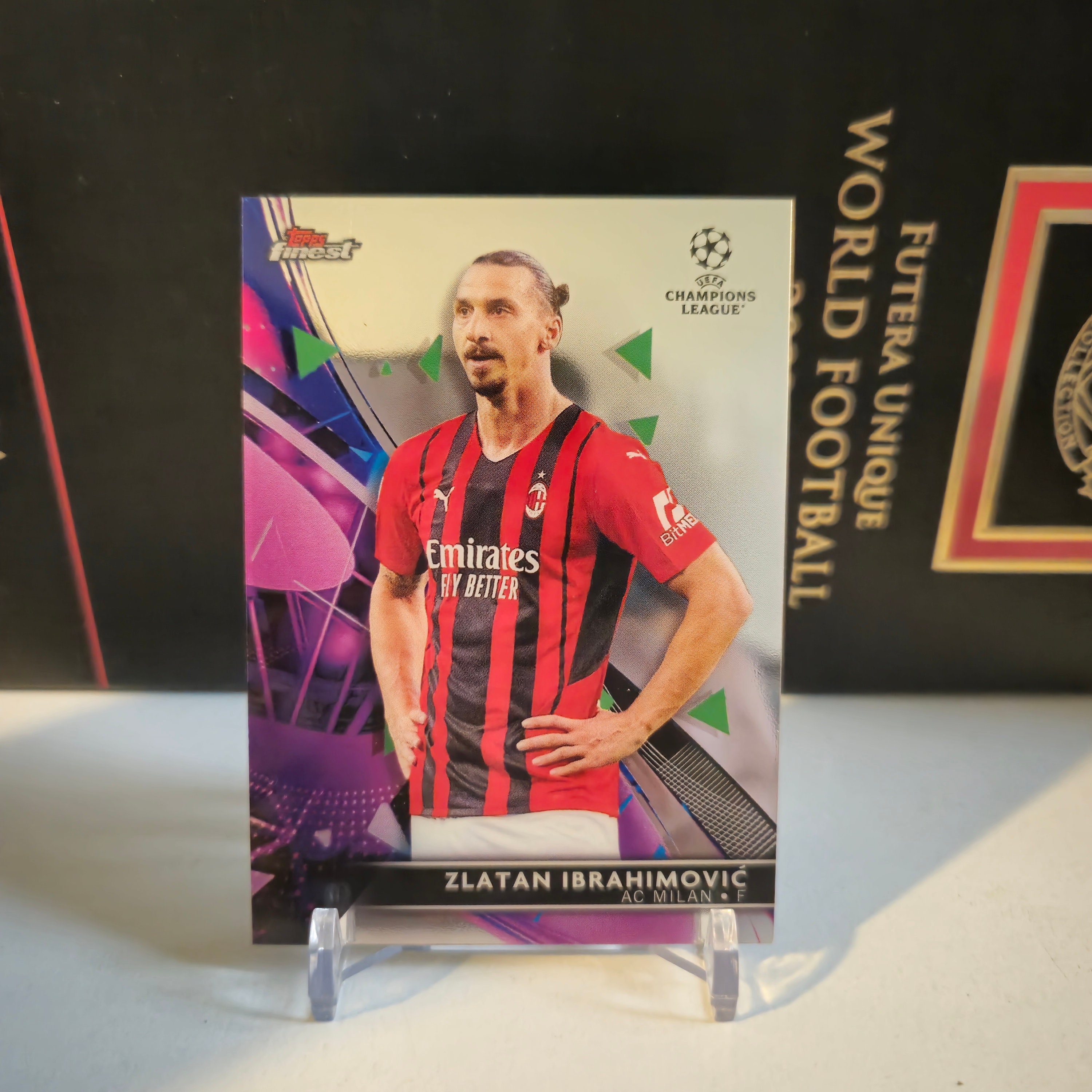 Topps Finest ズラタン・イブラヒモビッチ カード ズラタン・イブラヒモビッチ Topps Finest 2022。ACミラン。サッカー