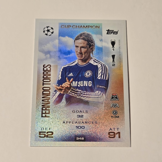 フェルナンド・トーレス「カップチャンピオン」Topps Match Attax 25