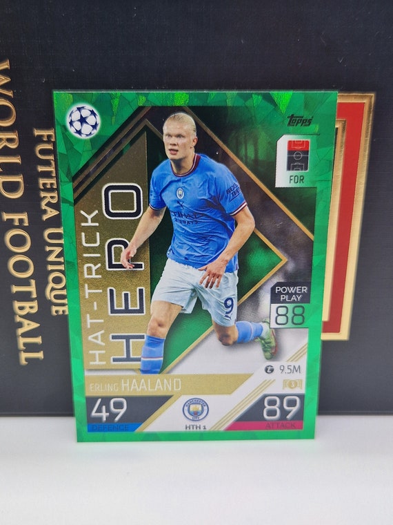 2021/22 Match Attax Extra Erling Haaland #698 Hattrick Hero Borussia Dortmund