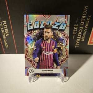 Lionel Messi "Golazo" Topps Chrome 2023/24. Soccer card. Trading card. Combined shipping. Leo Messi. Barcelona