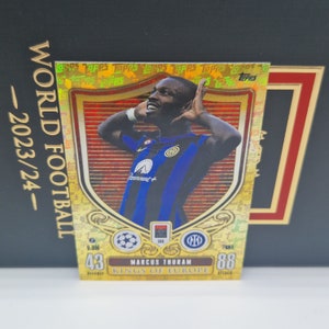 Marcus Thuram « Kings of Europe », Topps Match Attax Extra 2024. Carte de football. Carte à collectionner. Expédition combinée. Lisez les informations. Inter