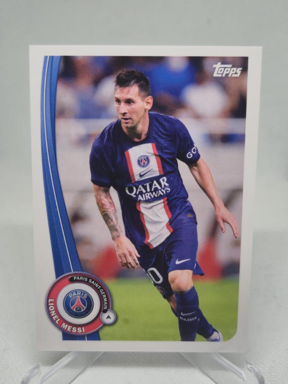 Lionel Messi Topps Paris Saint-germain 2022. Soccer Card. Trading
