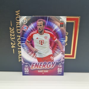 Harry Kane "Energy", Topps Match Attax Extra 2024. Cartão de futebol. Cartão colecionável. Frete combinado. Leia as informações.