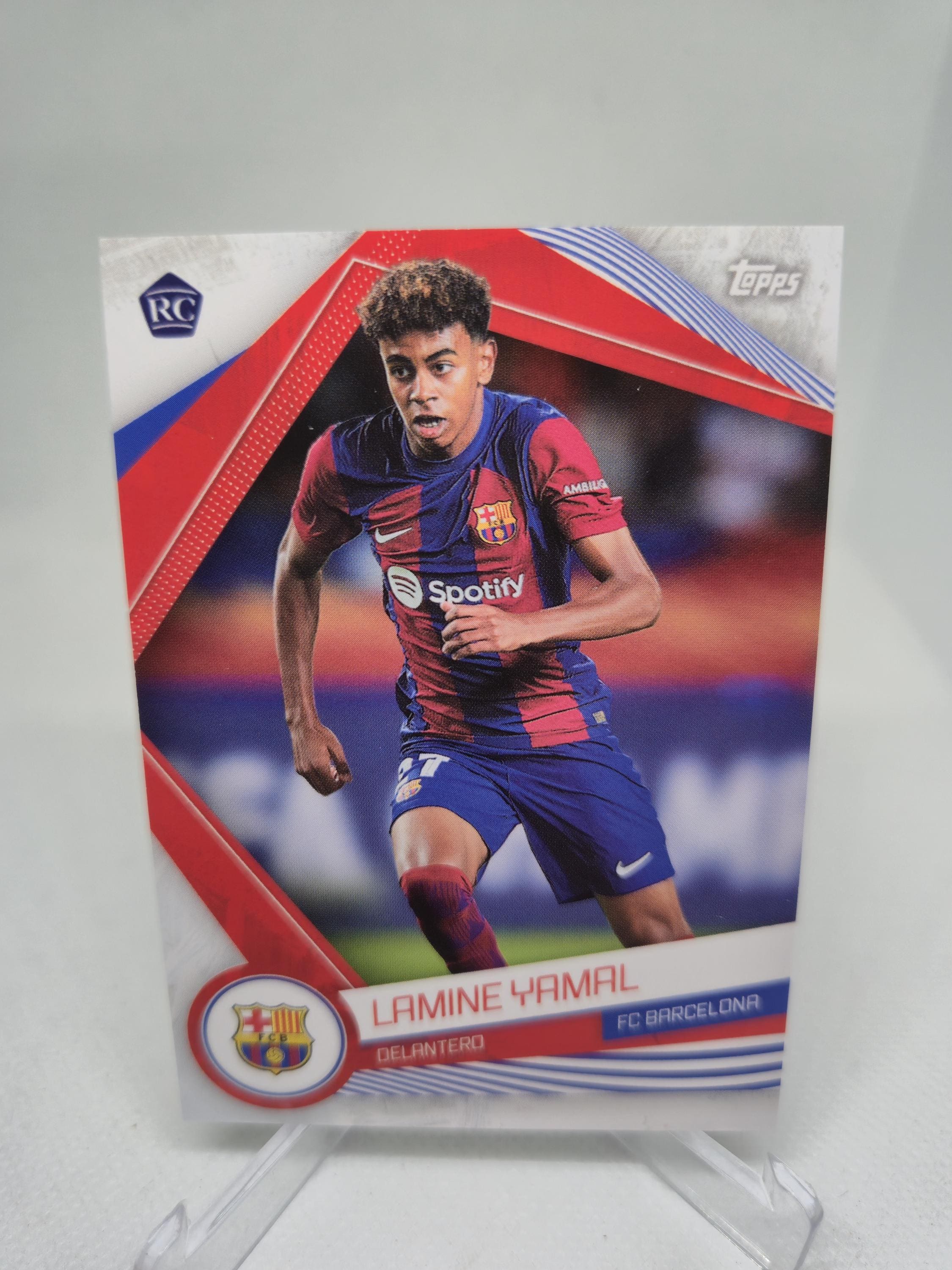 Lamine Yamal RC Topps Team Set Barcelona 23/24. Barcelona. Soccer