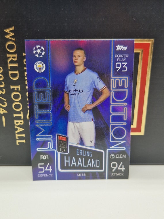 erling haaland limited edition card Goal Blast Match Attax 25/26 # LE 1. New Football Trading Card-Erling Haaland-Norway-Panini Adrenalyn