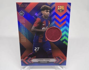 2023-24 Topps Finest Uefa Lamine Yamal RC Rookie Auto #A-LY