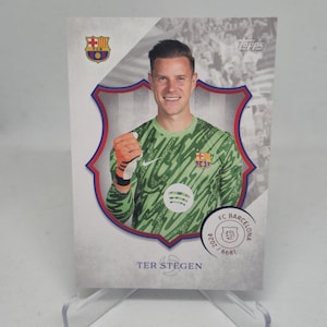 Ter Stegen Topps FC Barcelona 125.º aniversario 2024. Tarjeta de fútbol. Envío combinado.