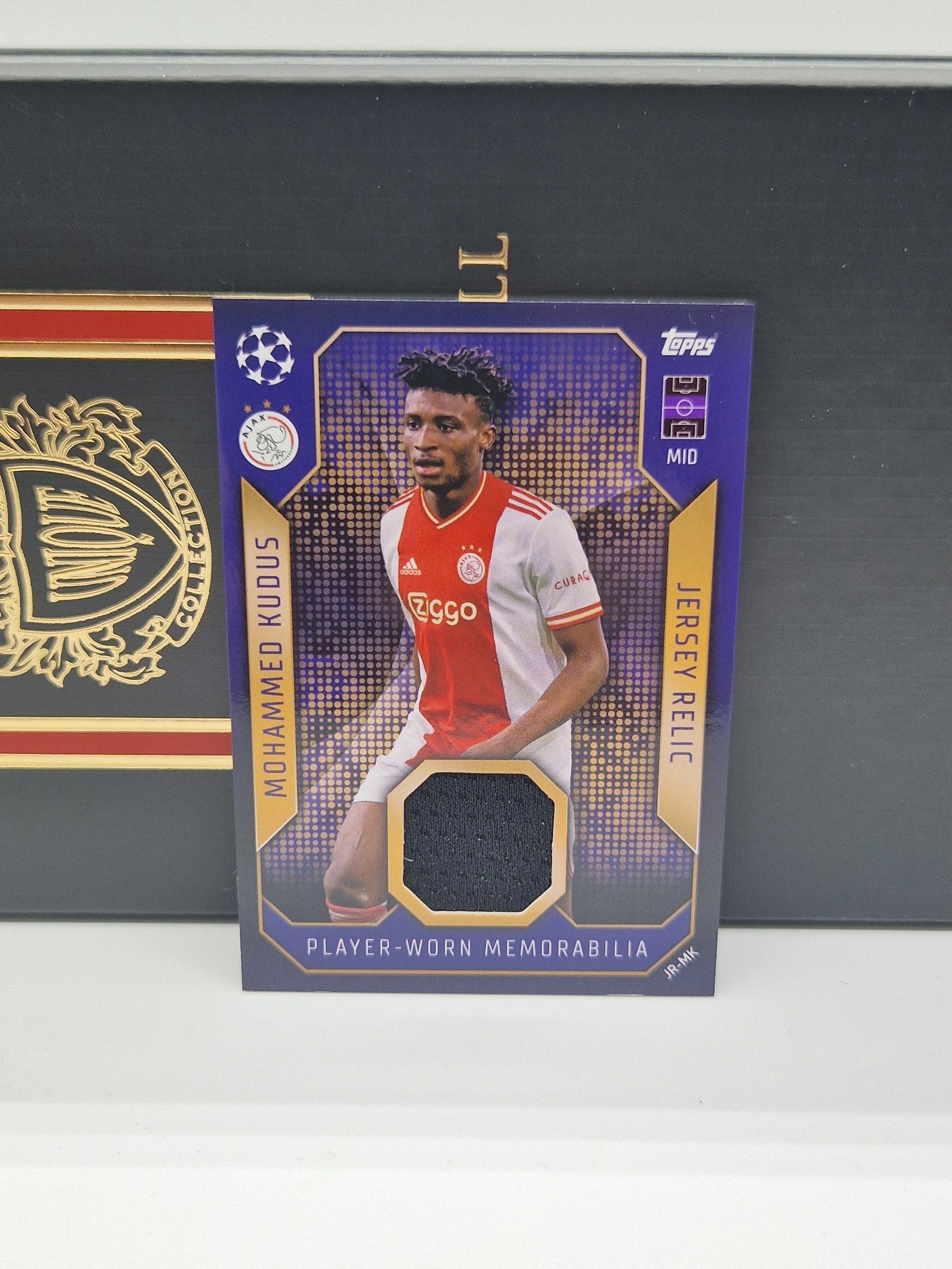 Mohammed Kudus Jersey Relic, Player Worn Memorabilia, Topps Match