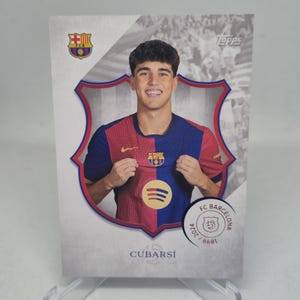 Tarjeta de fútbol Cubarsi Topps FC Barcelona 125.º aniversario 2024. Envío combinado.