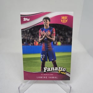 Lamine Yamal &quot;Fanatic Fans&quot; . Topps Team Set Barcelona 2024. Barcelona. Soccer card. Combined shipping. Read info.