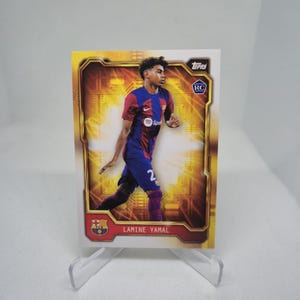 Lamine Yamal RC Topps Team Set Barcelona 23/24. Barcelona. Soccer card. Combined shipping. Read info.