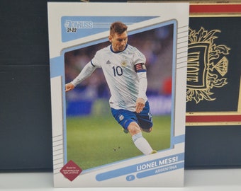 Lionel Messi , Donruss 2021/2022. Soccer card. Trading card. Combined shipping. Leo Messi