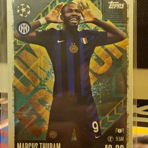 Marcus Thuram « Limited Edition », nouveau Topps Match Attax 2024/2025. Carte de football. Carte à collectionner. Expédition combinée. Lisez les informations.