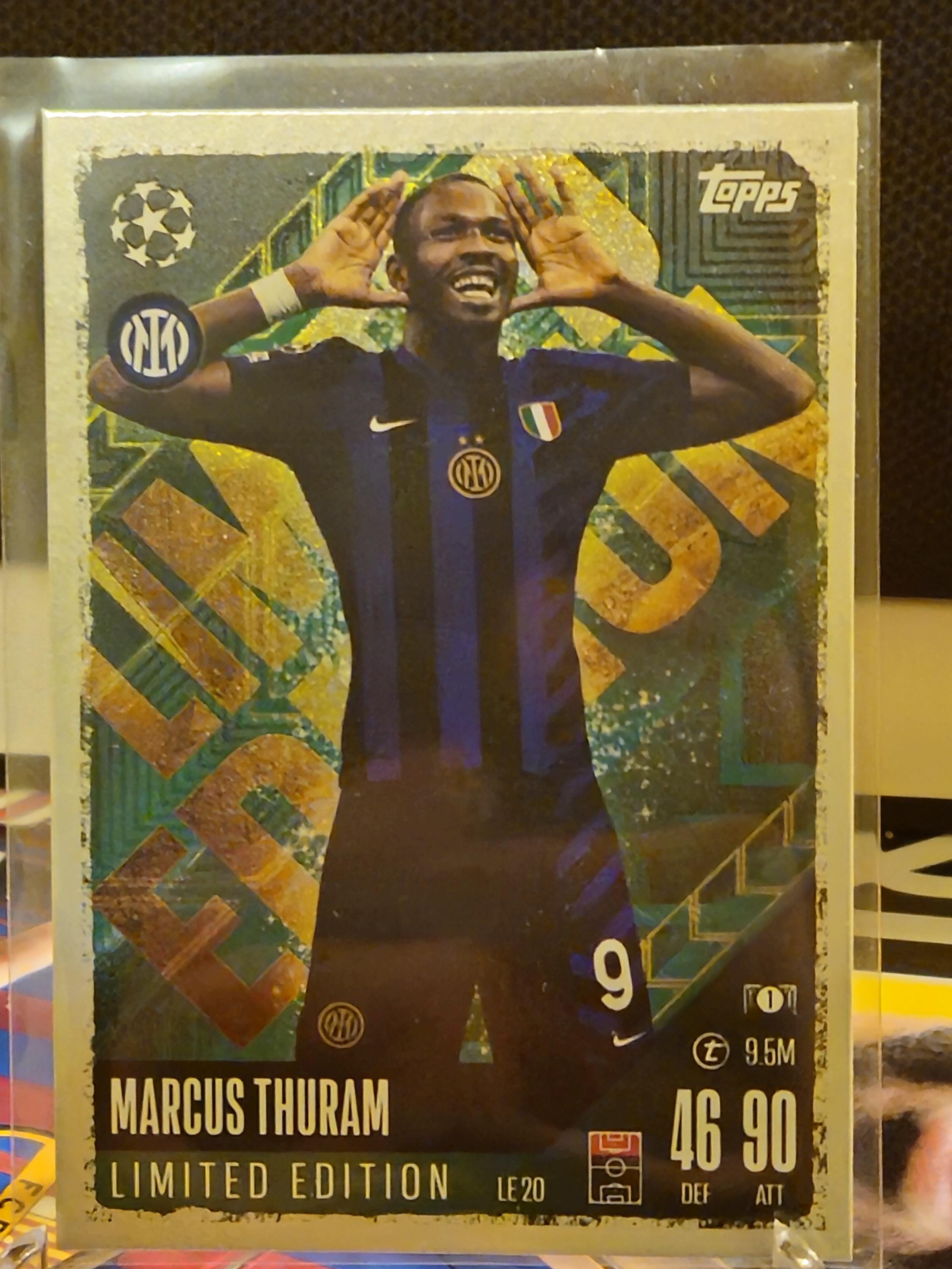 2022-23 Topps Finest Bundesliga MARCUS THURAM The Man Case