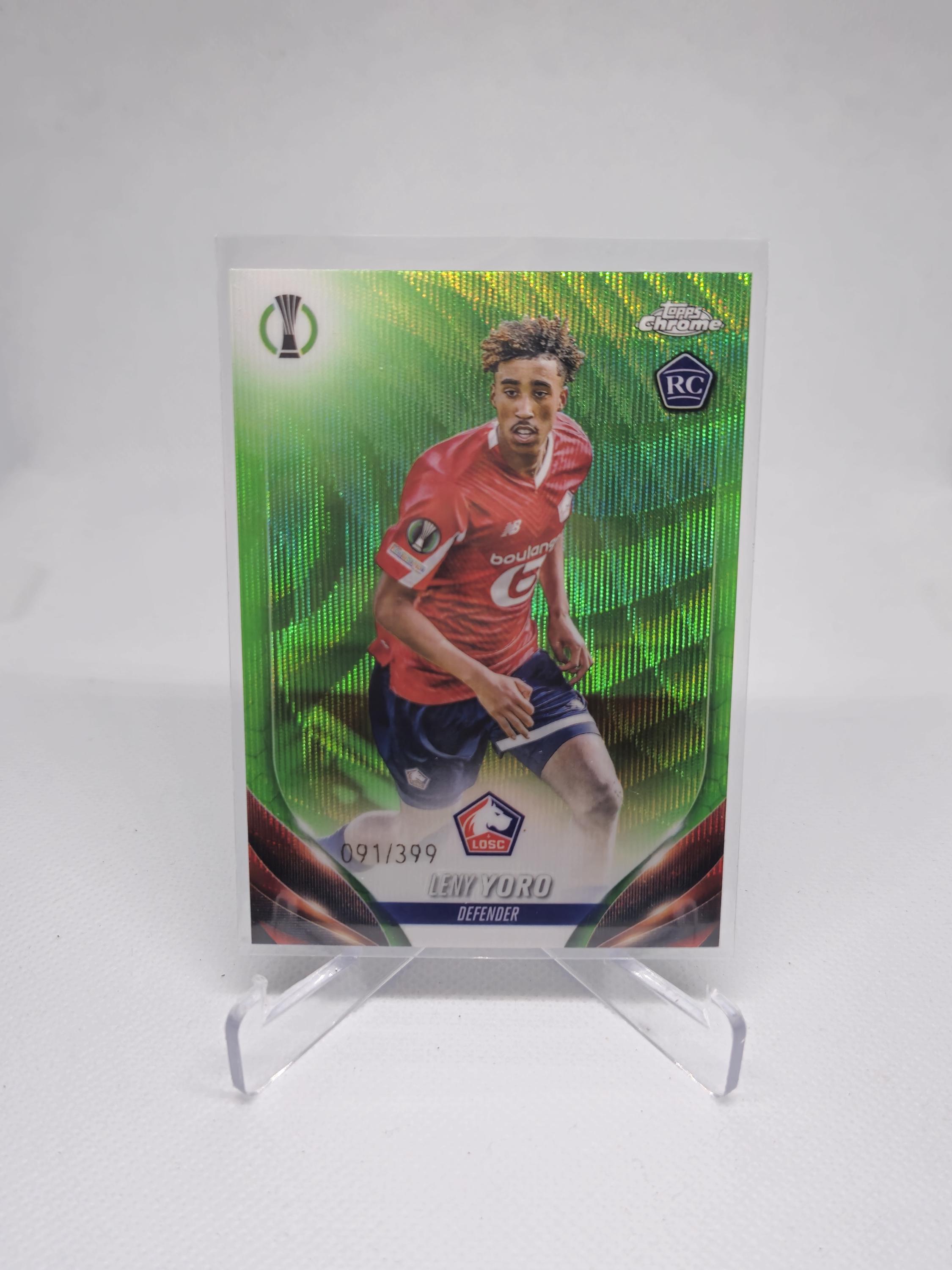 yoro★ 2023-24 Topps Jade Leny Yoro Chinese New Year 126/150 Man
