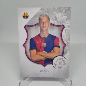 OLMO Topps FC Barcelona 125.º aniversario 2024. Tarjeta de fútbol. Envío combinado.