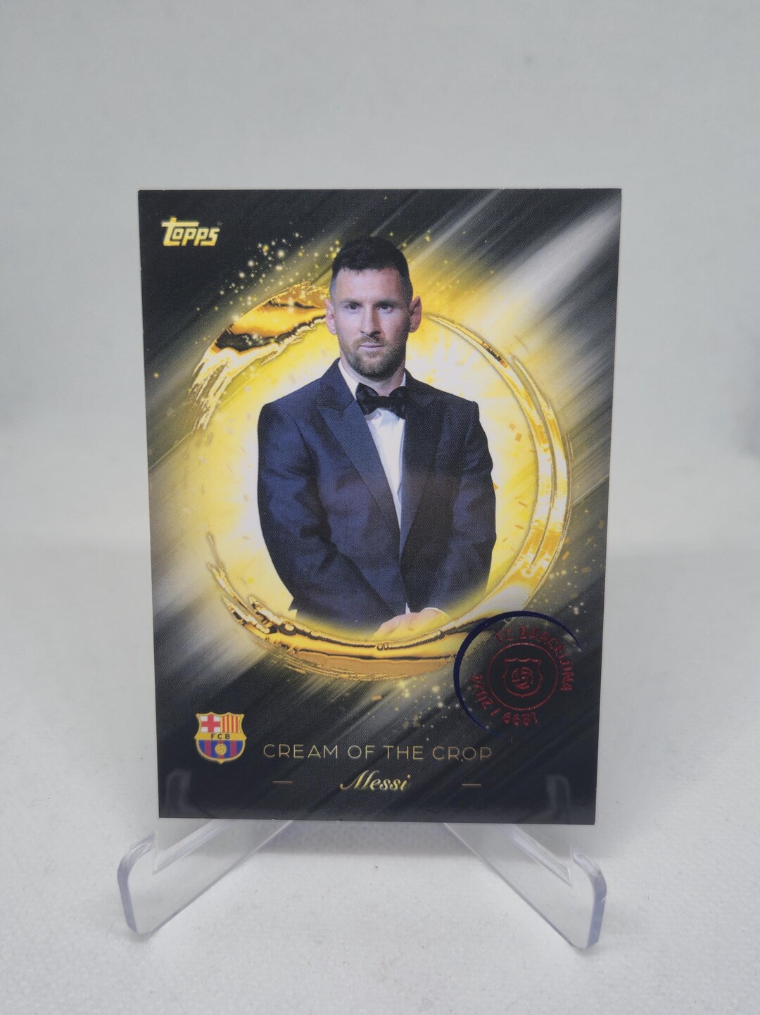 メッシ「最優秀選手」、Topps FCバルセロナ125周年記念2024年サッカー