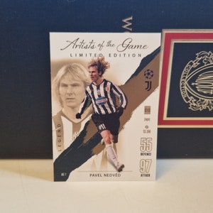 Pavel Nedved "Artists of the game" Limited, Topps Match Attax Soccer 2024. Soccer card. Trading card. Combined shipping. Juventus
