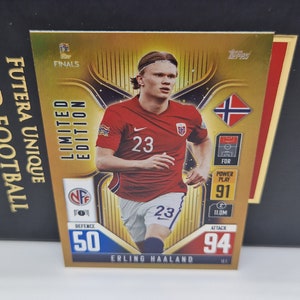 Erling Haaland limited Edition The Road To Finals Match Attax 101 