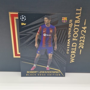 Robert Lewandowski "Black Edge", Topps Match Attax Extra 2024. Voetbalkaart. Ruilkaart. Gecombineerde verzending. Informatie lezen.