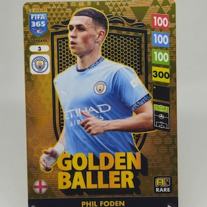 Phil Foden "Golden Baller" Adrenalyn XL Soccer 2024/25. Voetbalkaart. Ruilkaart. Gecombineerde verzending.