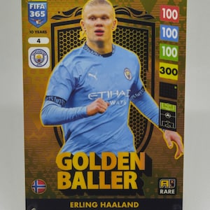 Erling Haaland "Golden Baller" Adrenalyn XL Soccer 2024/25. Soccer card. Trading card. Combined shipping.