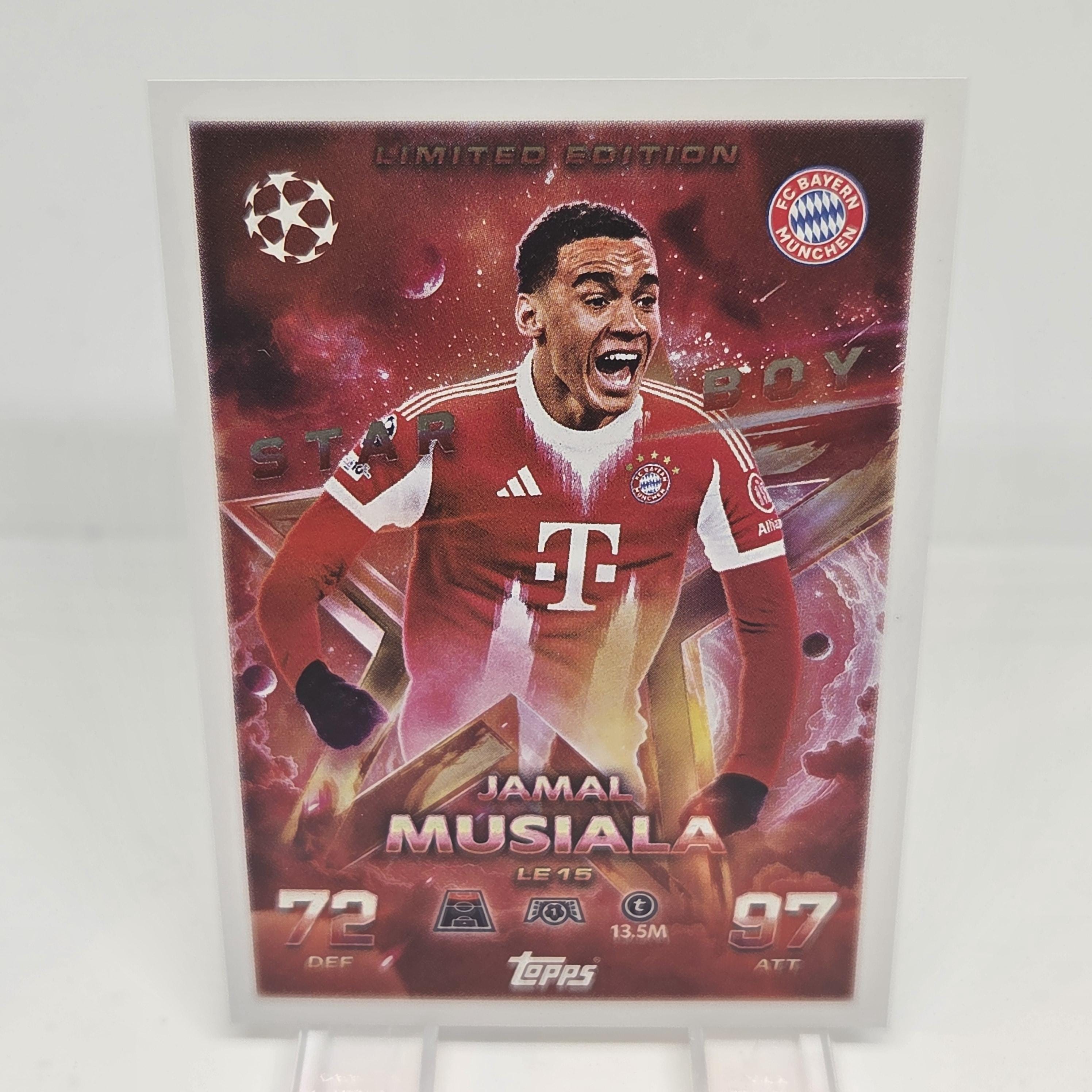jamal musiala limited edition card - Adrenalyn XL Fifa World Cup Qatar 2022 - Cromos Edicin Limitada LE-JM LE15 Jamal Musiala Bayern Munich