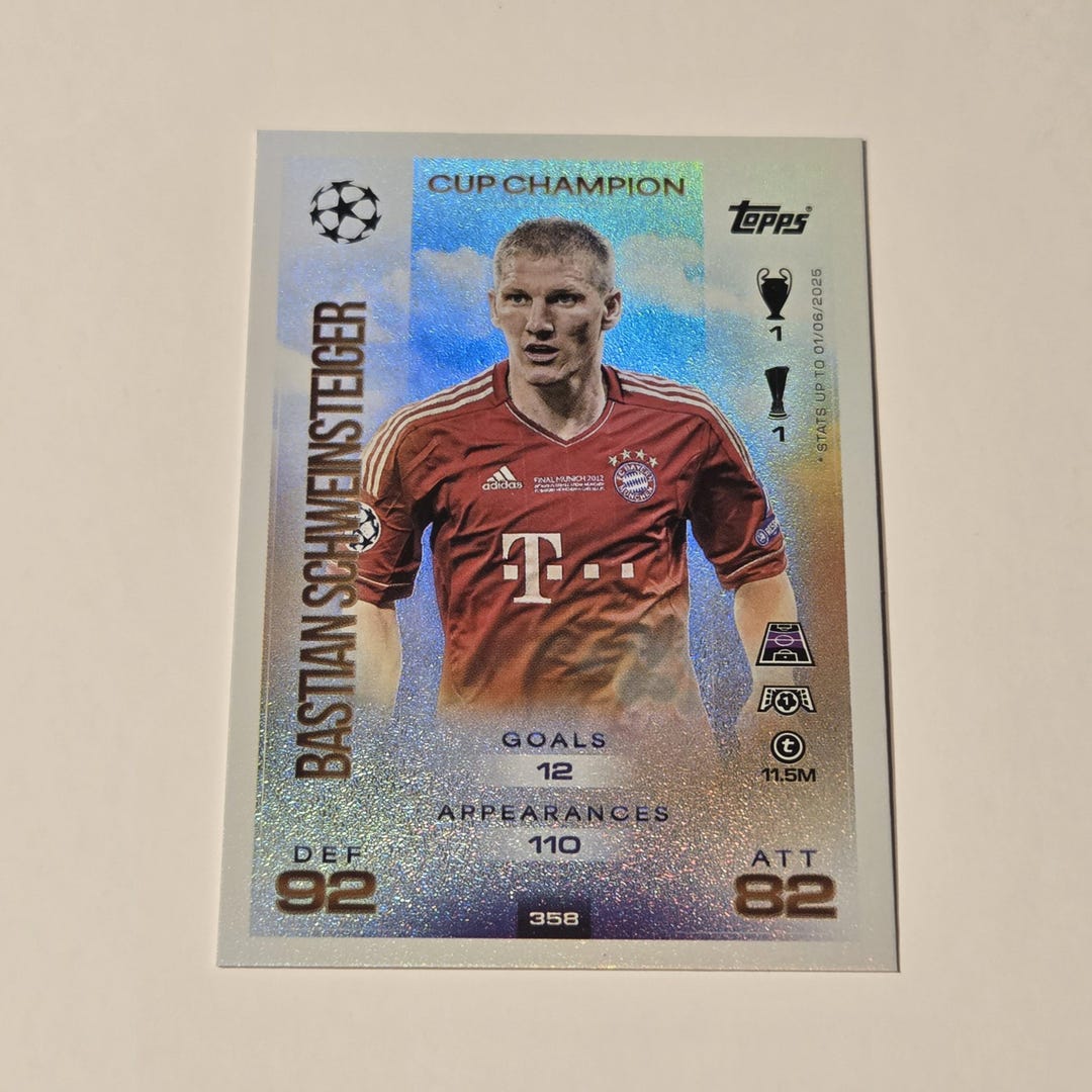 バスティアン・シュヴァインシュタイガー「カップ戦優勝者」Topps