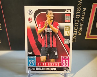 ズラタン・イブラヒモビッチ Topps Match Attax 2022。ACミラン