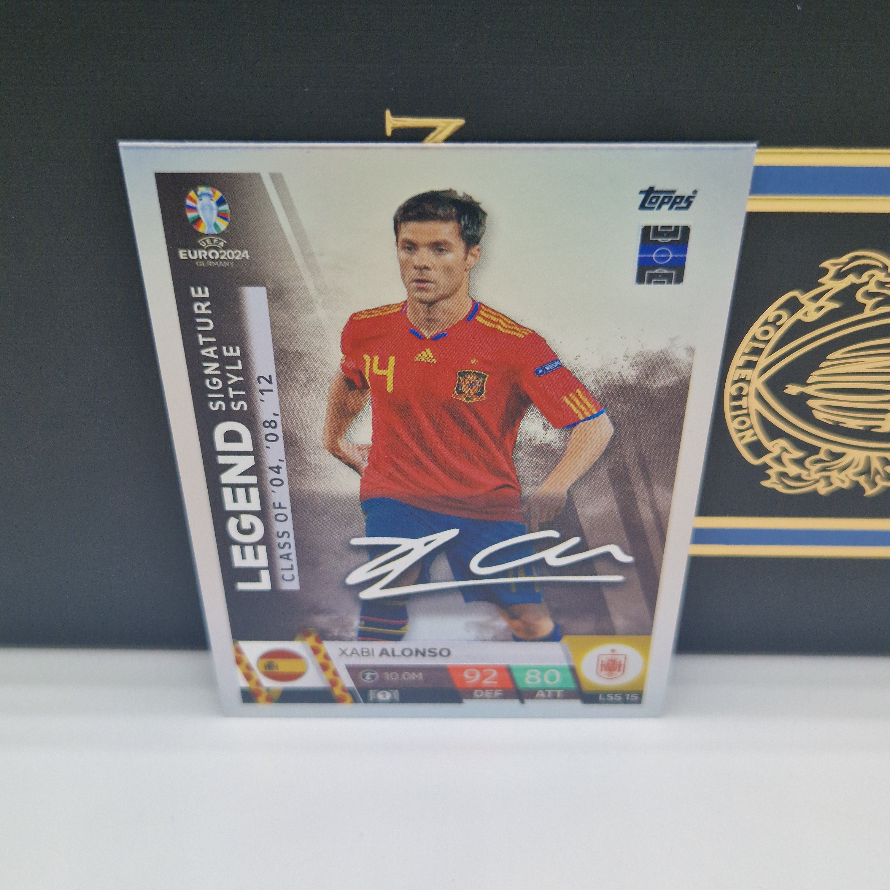 Xabi Alonso Xavi hernandez 2015-16 Panini Select Dual Auto