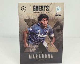 Diego Armando Maradona "Greats Limited" Topps Match Attax Extra 25/26. Figurina. Figurina di calcio. Spedizione combinata. Napoli