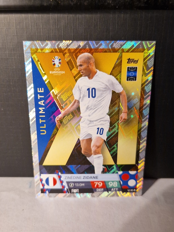 Topps ジダン カード 世界5枚！ Topps Chrome ZIDANE PSA10