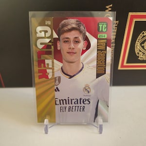 Arda Guler « New Sensation » Panini Topp Class 2024. Real Madrid. Carte de football. Carte à collectionner. Expédition combinée. Lisez les informations.