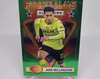 実使用 ジュード・ベリンガム ドルトムント ジュード・ベリンガム Topps Finest 2022。ボルシア・ドルトムント