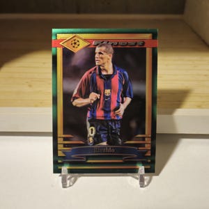 Rivaldo Topps Finest 2022. Barcelona.. Soccer card. Trading card. Combined shipping. Barcelona