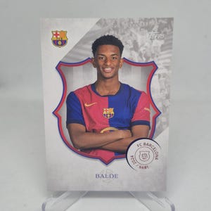 Tarjeta de fútbol Balde Topps del FC Barcelona 125.º aniversario 2024. Envío combinado.