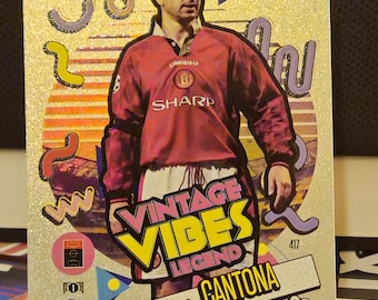 Eric Cantona 10枚限定 Gold 激レア　カード　サッカー 2022 Topps Match Attax #419 Eric Cantona Legend Foil