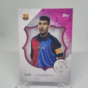 GUARDIOLA /99ex, Topps fc Barcelona 125th anniversary 2024. Karta piłkarska. Wysyłka łączona.