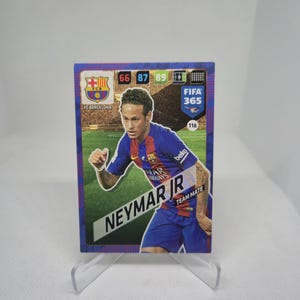 NEYMAR JR &quot;Team Mate&quot; Fifa 365 Adrenalyn XL 2018. Barcelona. Soccer card. Combined shipping.