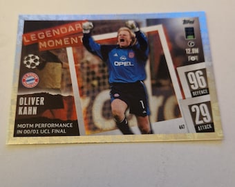 オリバー・カーン「伝説の瞬間」、Topps Match Attax Soccer 2024