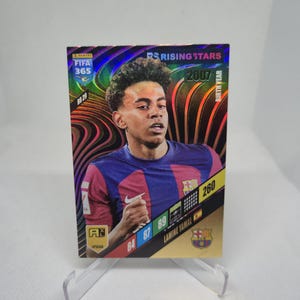 Lamine Yamal "Estrellas Emergentes" Fifa 365 Adrenalyn 24/25. Barcelona. Tarjeta de fútbol. Envío combinado. Leer información.