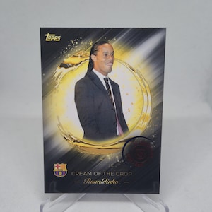 RONALDINHO „Cream of the crop”, Topps fc Barcelona 125th anniversary 2024. Karta piłkarska. Wysyłka łączona.