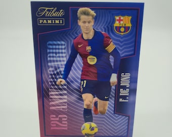 フレンキー・デ・ヨング直筆サイン入りマッチ・アタックスカード（COA