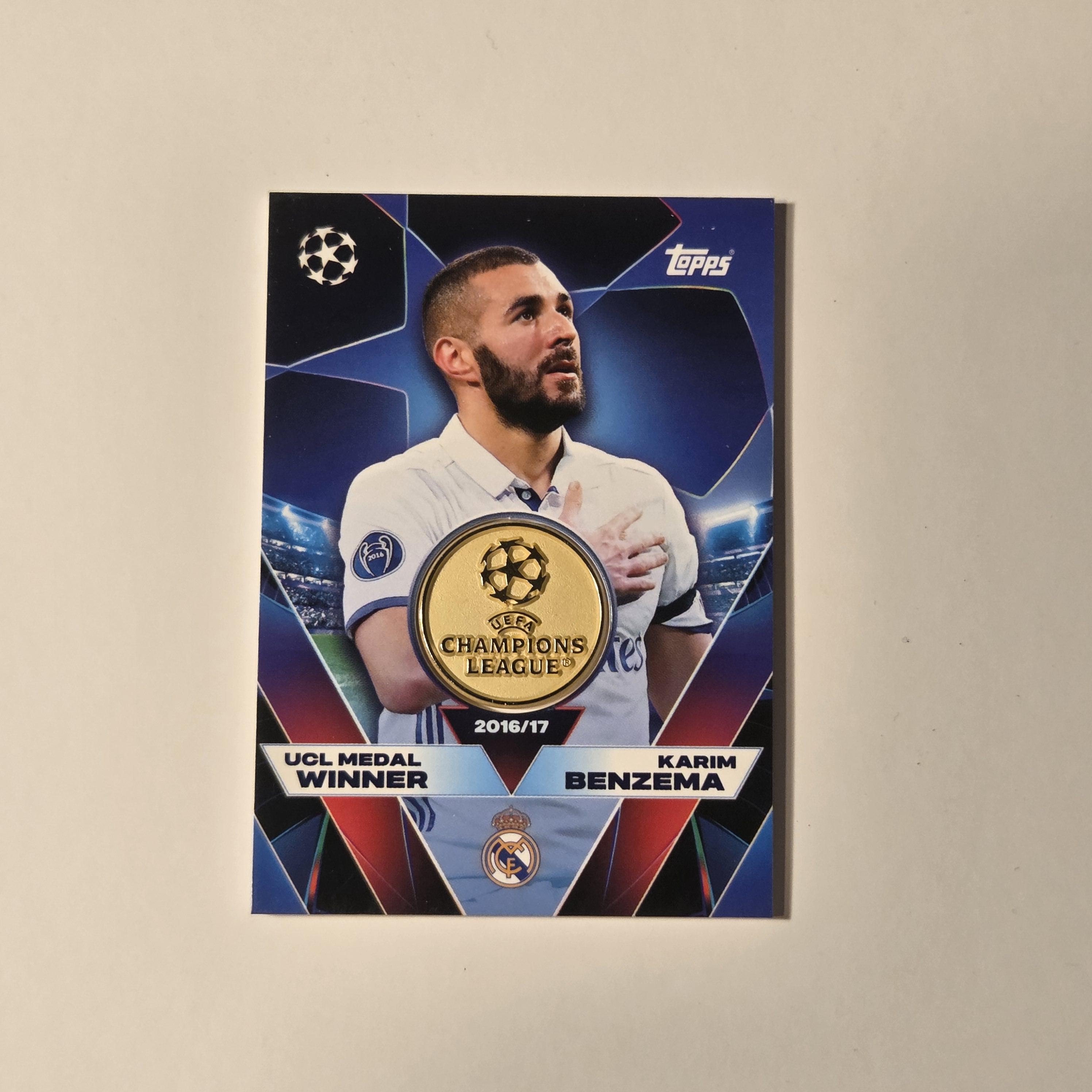 Karim Benzema UCL Medal Winner Relic Topps Match Attax 25/26