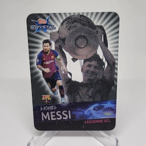 Lionel Messi Topps Crystal. Soccer card. Trading card. Combined shipping. Leo Messi.