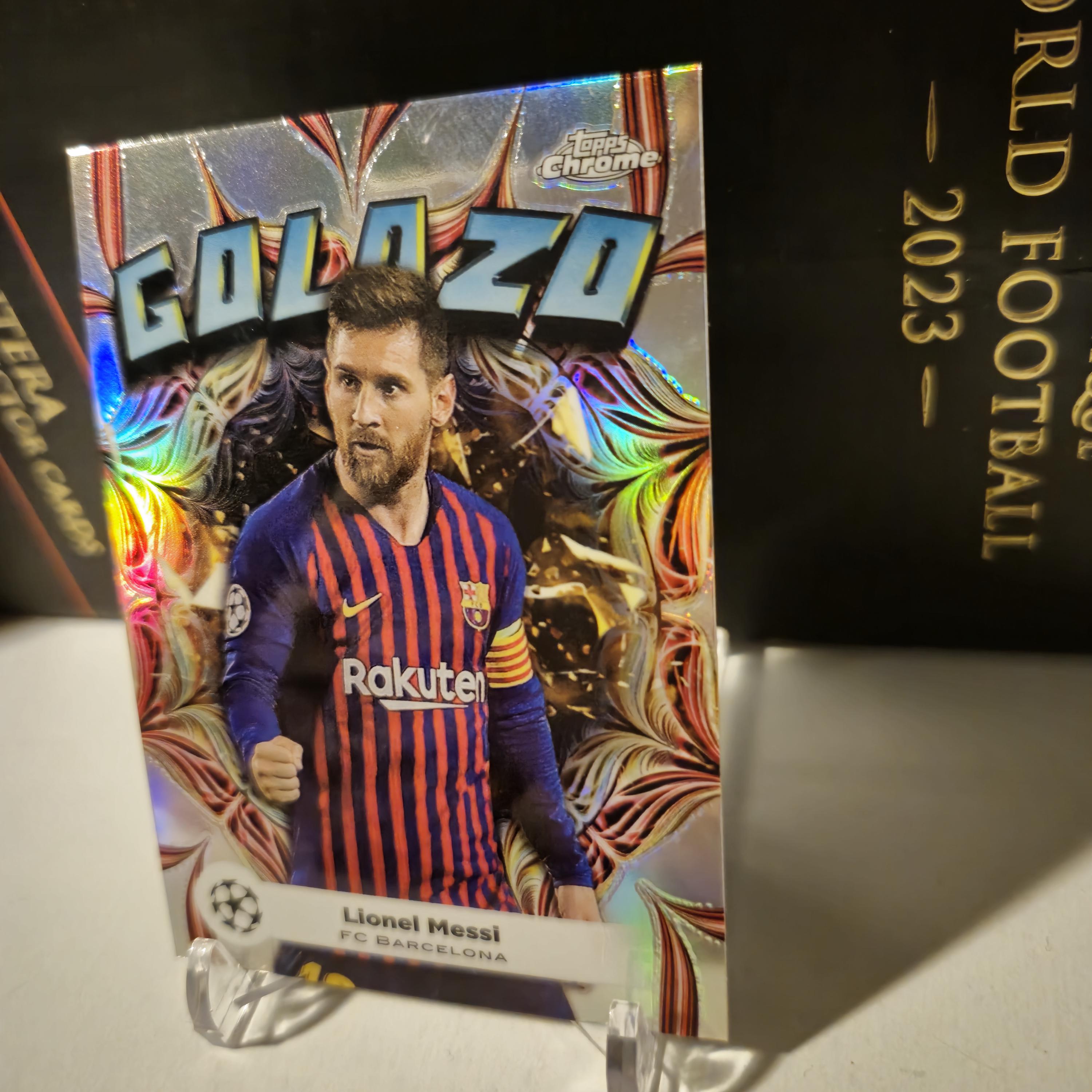 topps Chrome GOLAZO メッシ　199シリ 2023-24 Topps Chrome UEFA Club Competitions Barcelona Lionel