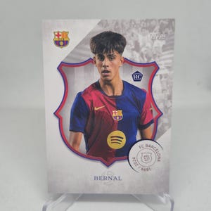 BERNAL Topps FC Barcellona 125° anniversario 2024. Carta da calcio. Spedizione combinata.